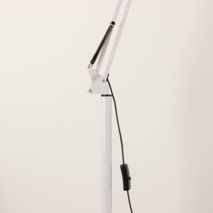 Brilagi - Lampada da terra flessibile TASKER 1xE27/60W/230V 184 cm bianca