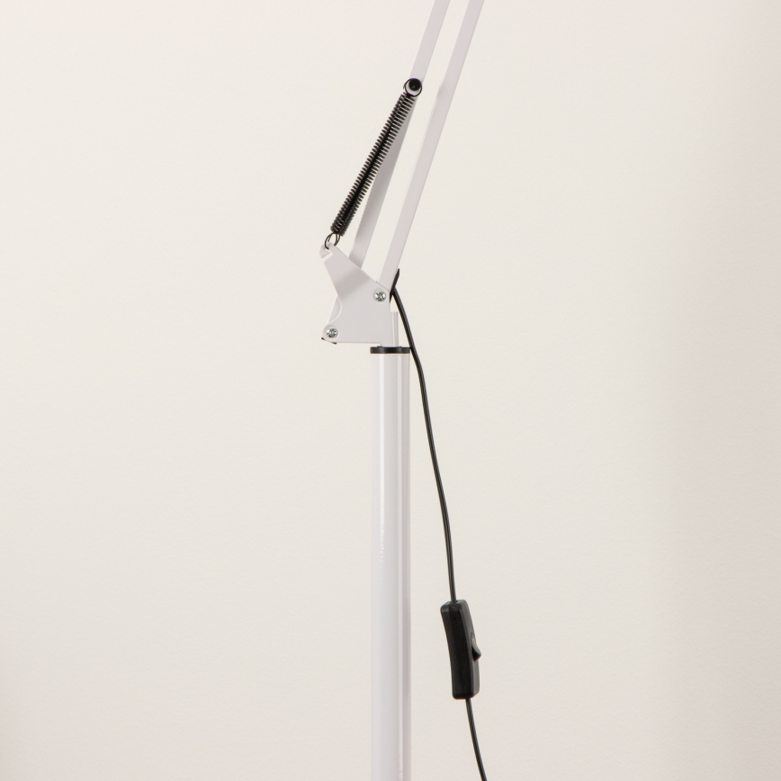 Brilagi - Lampada da terra flessibile TASKER 1xE27/60W/230V 184 cm bianca