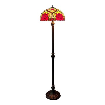 Brilagi - lampada da terra in stile Tiffany GARLAN 2xE27/60W/230V