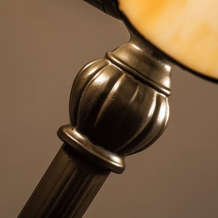 Brilagi - lampada da terra in vetro Tiffany DORAN 2xE27/60W/230V