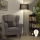 Brilagi - Lampada da terra LED CERIA 1xE27/20W/230V diam. 45 cm nero/oro
