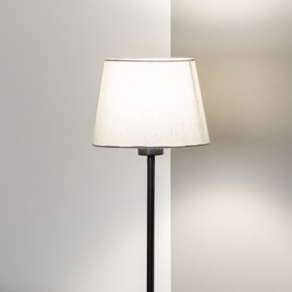 Brilagi - Lampada da terra LED CERIA 1xE27/40W/230V Ø 20,5 cm grigio/nero
