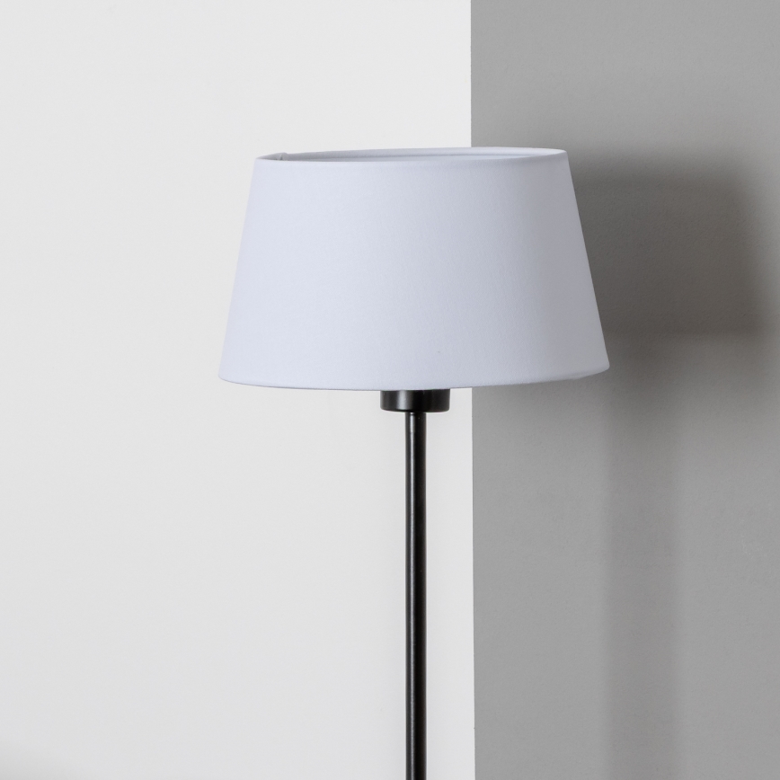 Brilagi - Lampada da terra LED CERIA 1xE27/40W/230V Ø 25 cm bianco/nero