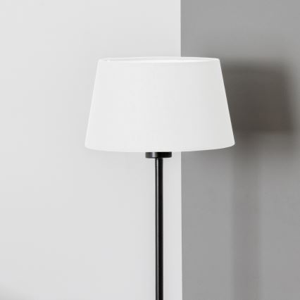 Brilagi - Lampada da terra LED CERIA 1xE27/40W/230V Ø 30 cm bianco/nero