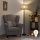Brilagi - Lampada da terra LED CERIA 1xE27/40W/230V Ø 35 cm beige/nero