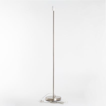 Brilagi - Lampada da terra LED CERIA 1xE27/40W/230V Ø 40 cm bambù/cromo opaco
