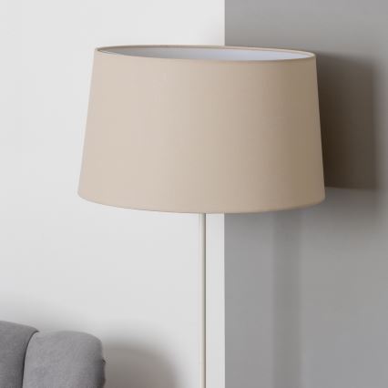 Brilagi - Lampada da terra LED CERIA 1xE27/40W/230V Ø 45 cm beige/bianco