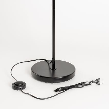 Brilagi - Lampada da terra LED CERIA 1xE27/40W/230V Ø 45 cm bianco/nero