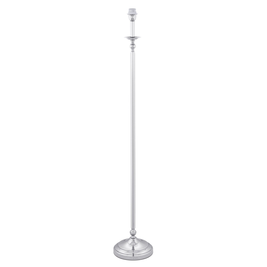 Brilagi - Lampada da terra LED CERIA 1xE27/60W/230V Ø 45 cm cromo lucido/beige