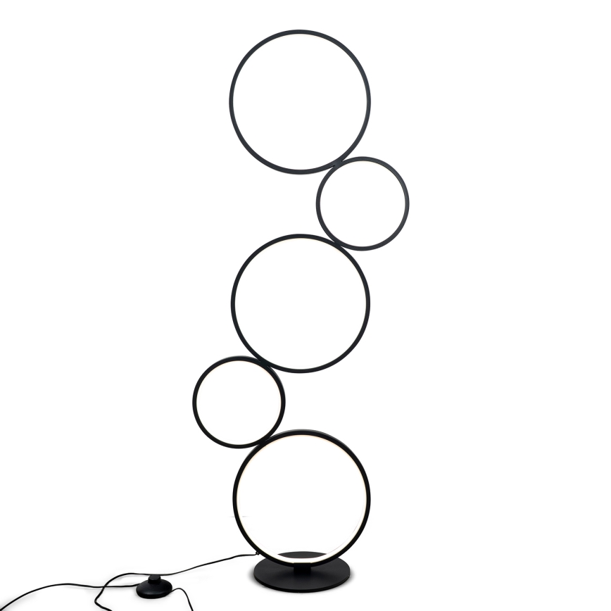 BRILAGI - Lampada da terra LED ECHO LED/36W/230V 4000K 110 cm nera