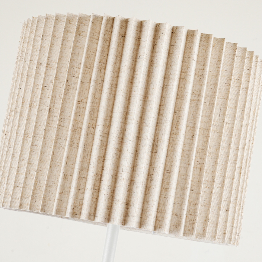 Brilagi - Lampada da terra NORDIC WAVE 1xE27/15W/230V lino/bianco