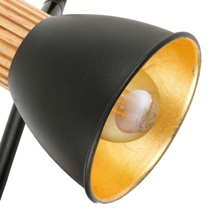 Brilagi - Lampada da terra ODENSE 3xE14/10W/230V legno/nero