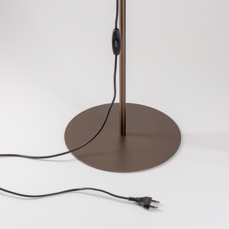 Brilagi - Lampada da terra VULCANO 3xG9/8W/230V bronzo/beige fumato