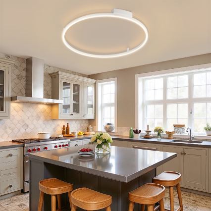 Brilagi - Plafoniera LED dimmerabile PORTOFINO LED/60W/230V 3000-6000K Ø 80 cm bianca + telecomando