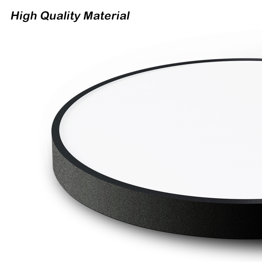 Brilagi - Plafoniera dimmerabile a LED POOL SMART LED/100W/230V 3000-6000K Ø 80 cm Wi-Fi Tuya nera + telecomando