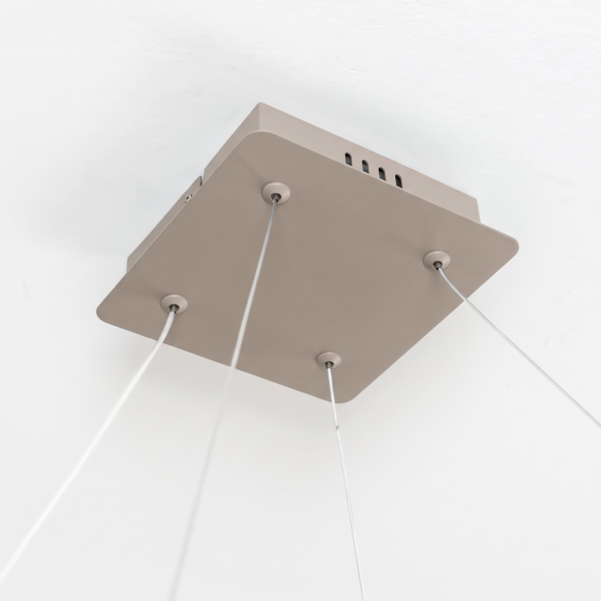 BRILAGI - LED Lampadario dimmerabile a cavo FALCON SLIM LED/50W/230V 3000-6500K 50x50 cm beige + telecomando