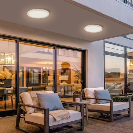 Brilagi - Plafoniera LED da bagno ULTRA SLIM LED/12W/230V diametro 22,5 cm bianco IP54