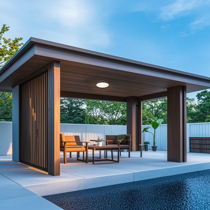 Brilagi - Plafoniera LED da bagno ULTRA SLIM LED/12W/230V diametro 22,5 cm nero IP54