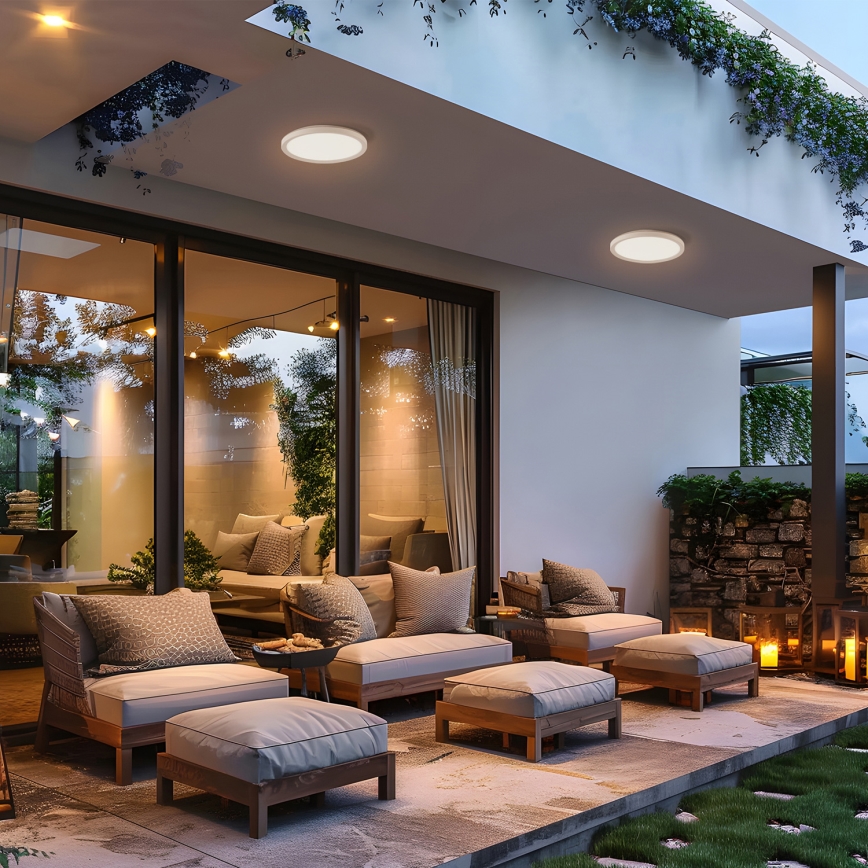 Brilagi - Plafoniera LED da bagno ULTRA SLIM LED/18W/230V diametro 30 cm bianco IP54