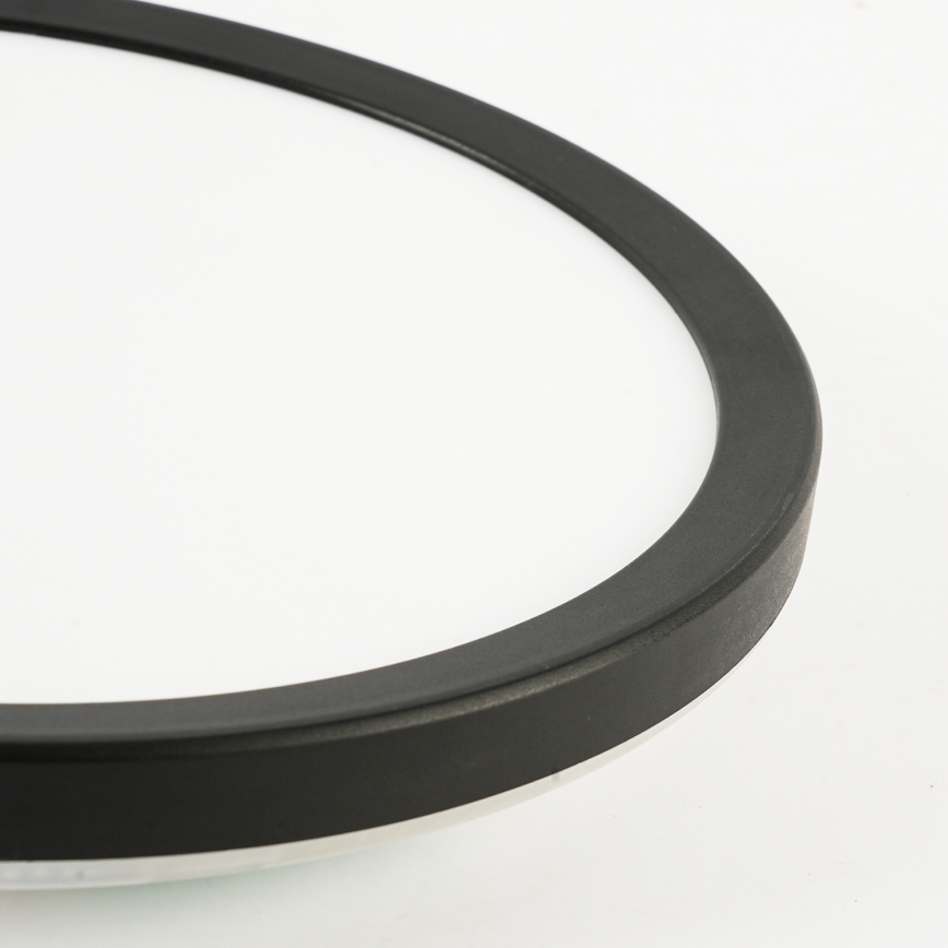Brilagi - Plafoniera LED da bagno ULTRA SLIM LED/18W/230V diametro 30 cm nero IP54