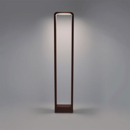 Brilagi - Lampada LED da esterno BARI LED/7W/230V 3000/4000/6000K marrone IP54 80 cm