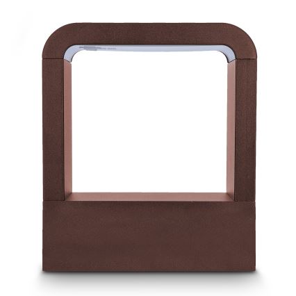 Brilagi - Applique LED da esterno BARI LED/7W/230V 3000/4000/6000K marrone IP54