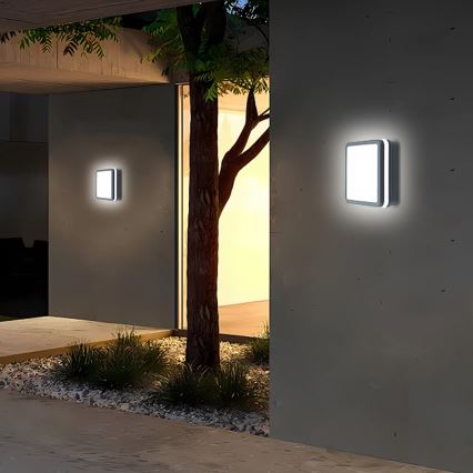 Brilagi - Lampada LED da esterno con sensore BENE LED/18W/230V 22x22 cm IP54