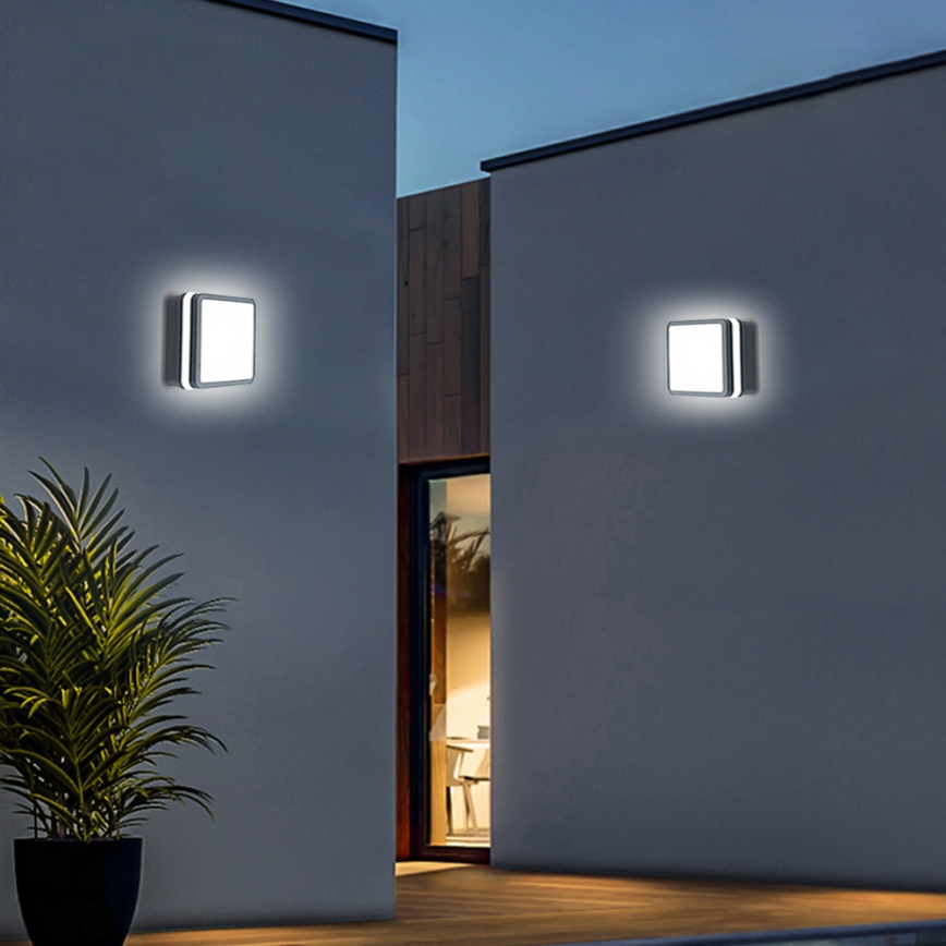 Brilagi - Lampada LED da esterno con sensore BENE LED/18W/230V 22x22 cm IP54