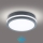 Brilagi - Lampada LED da esterno con sensore BENE LED/18W/230V diametro 22 cm IP54