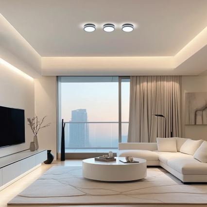 Brilagi - Lampada LED da esterno con sensore BENE LED/18W/230V diametro 22 cm IP54