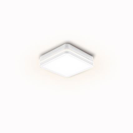 Brilagi - Lampada LED da esterno con sensore BENE LED/24W/230V 26x26 cm bianca IP54