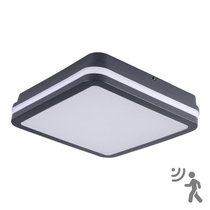 Brilagi - LED Luce da esterno con sensore di movimento BENE LED/24W/230V 26x26 cm antracite IP54