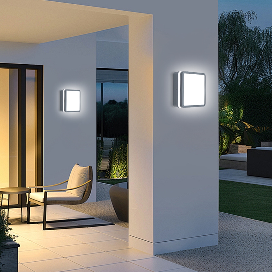 Brilagi - LED Luce da esterno con sensore di movimento BENE LED/24W/230V 26x26 cm antracite IP54