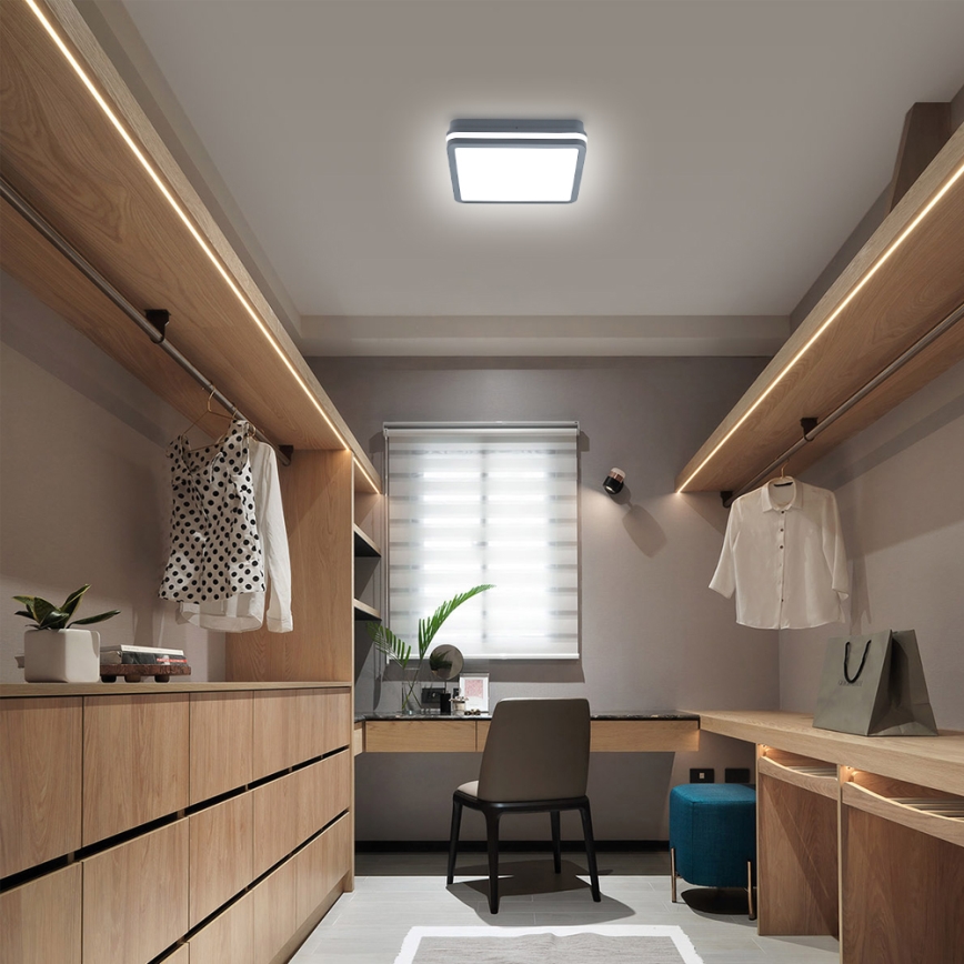Brilagi - LED Luce da esterno con sensore di movimento BENE LED/24W/230V 26x26 cm antracite IP54