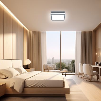 Brilagi - LED Luce da esterno con sensore di movimento BENE LED/24W/230V 26x26 cm antracite IP54