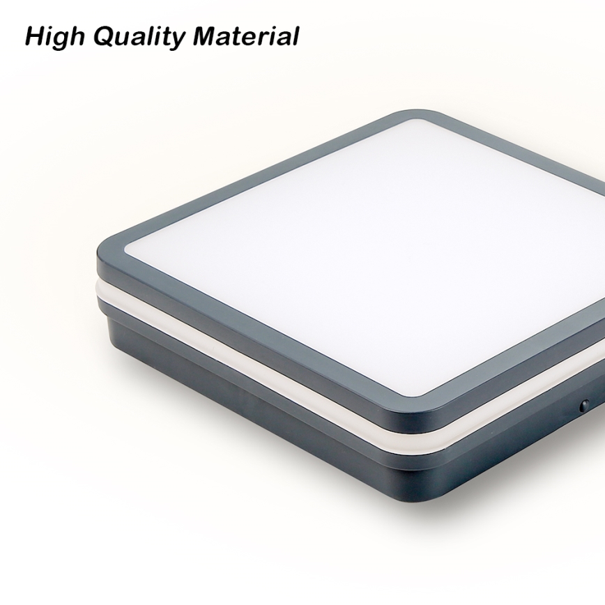 Brilagi - LED Luce da esterno con sensore di movimento BENE LED/24W/230V 26x26 cm antracite IP54