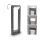 Brilagi - Lampada LED da esterno CROTONE LED/7W/230V antracite IP54 50 cm