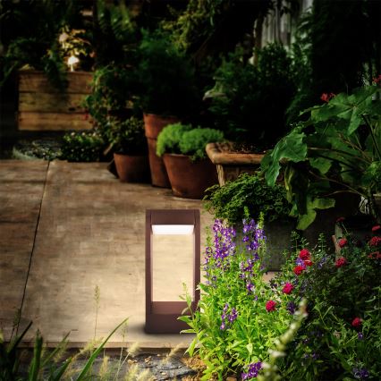 Brilagi - lampada LED da esterno CROTONE LED/7W/230V marrone IP54 30 cm