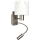 Brilagi - Lampada LED da parete flessibile per bambini BOBO 1xE27/25W/230V + LED/3W cromo opaco/bianco/coniglietti
