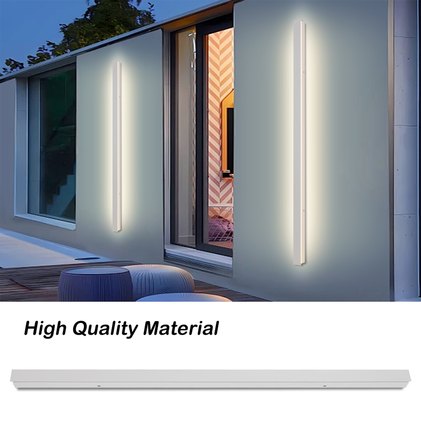 Brilagi - LED applique da esterno LINEAR LED/32W/230V 3000K IP65 140 cm bianca CRI 90