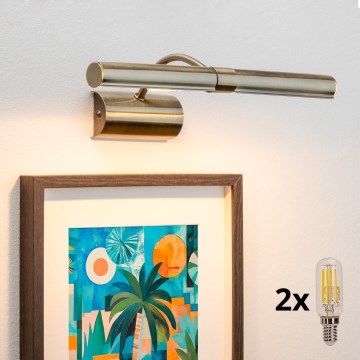 Brilagi - Lampada LED da quadro DANAE 2xE14/4W/230V 3000K bronzo