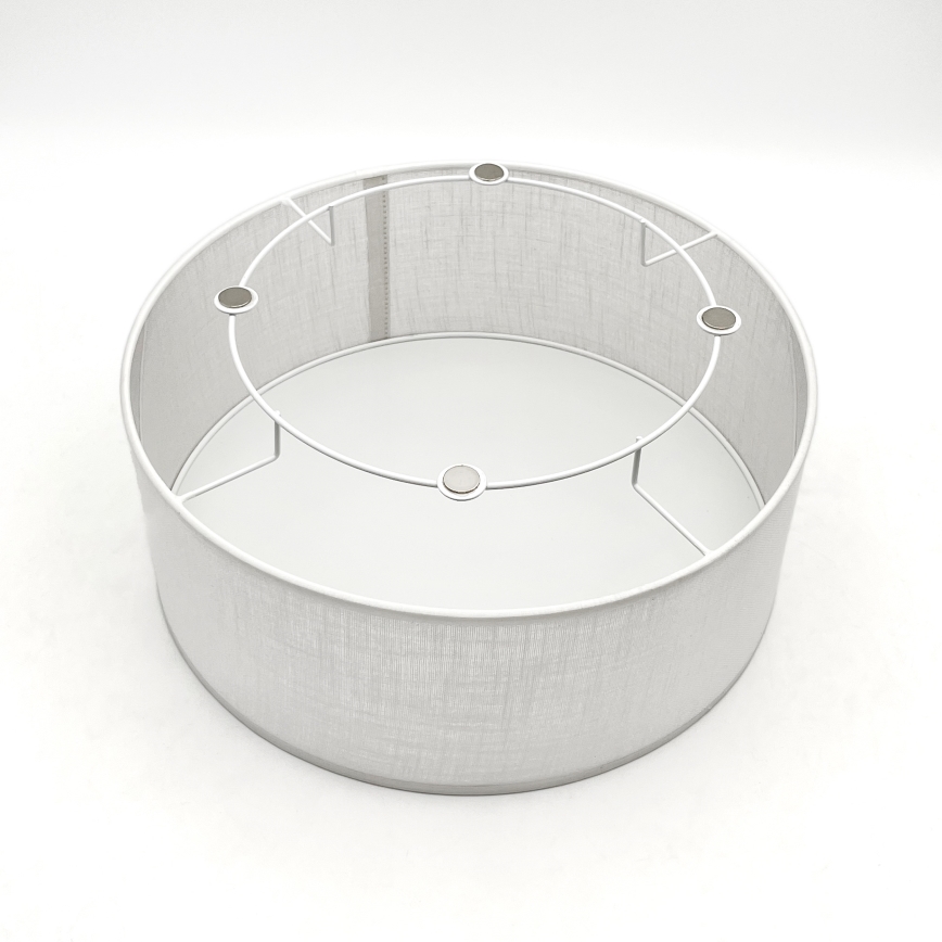 Brilagi - Lampada da soffitto LED BELLADONNA 1xE27/15W/230V diam. 30 cm bianco/rovere noce