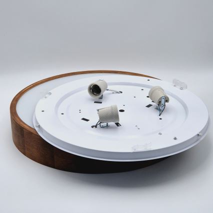 Brilagi - Lampada da soffitto LED CARVALHO 3xE27/60W/230V rovere ciliegio diam. 47 cm