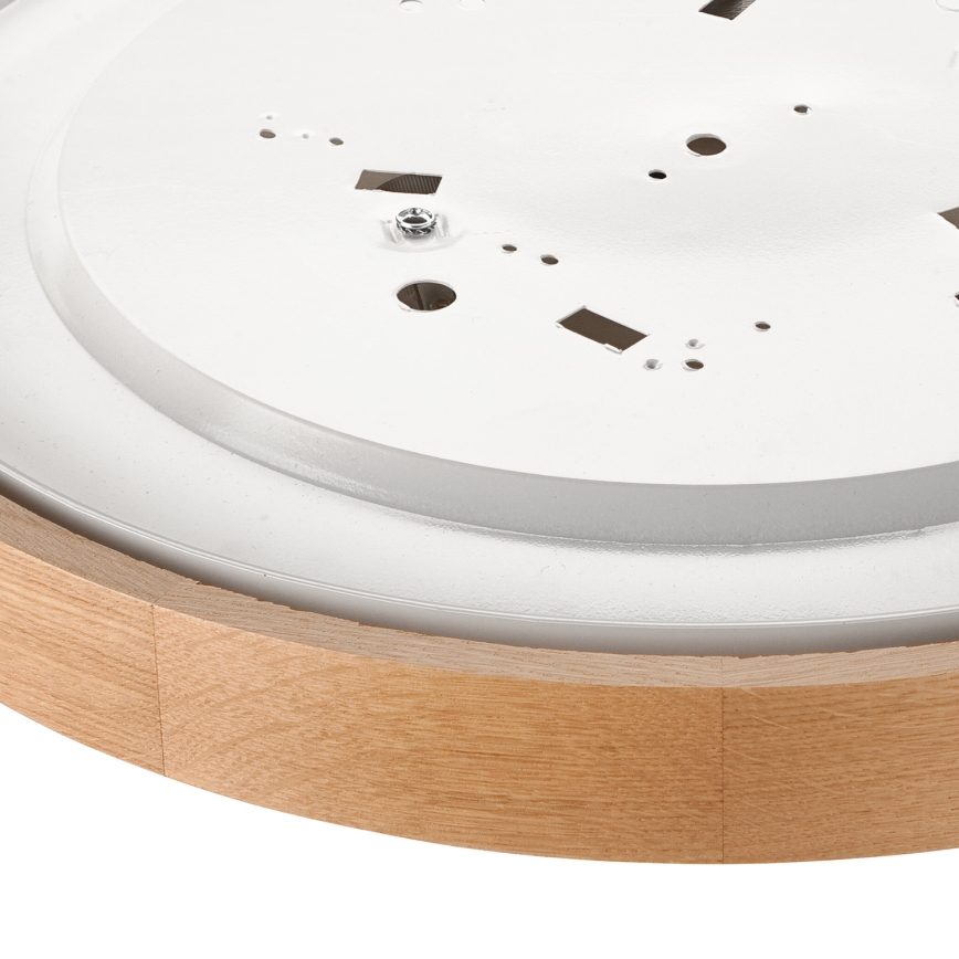 Brilagi - Lampada da soffitto LED CARVALHO 3xE27/60W/230V rovere diam. 47,5 cm