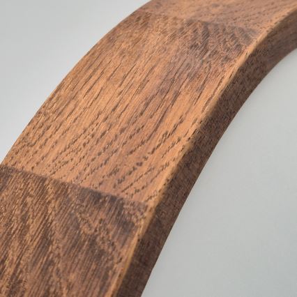 Brilagi - Lampada da soffitto LED CARVALHO SLIM 2xE27/60W/230V rovere ciliegio diam. 37 cm