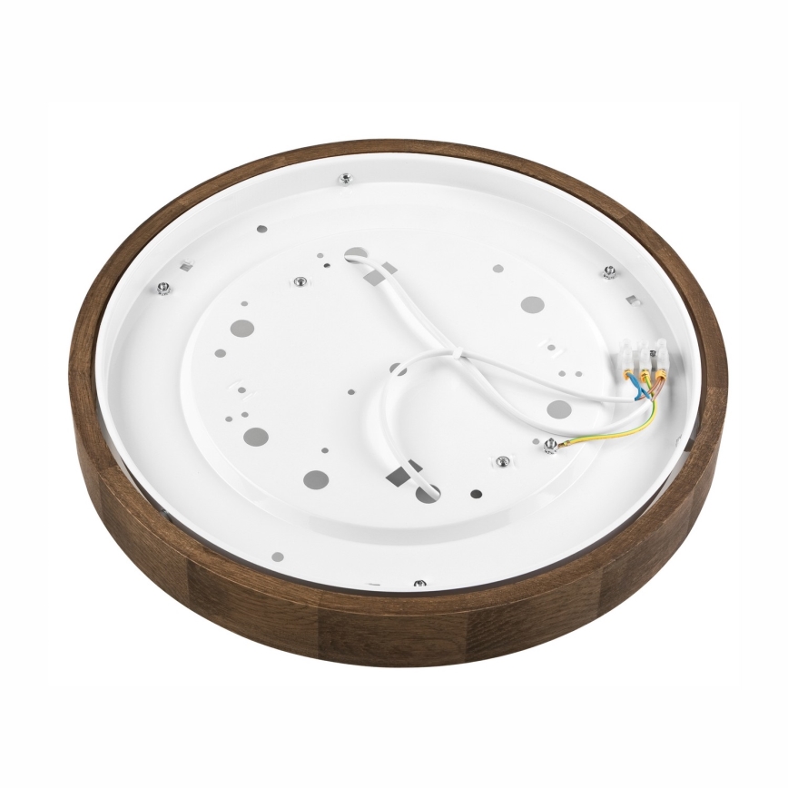 Brilagi - Lampada da soffitto LED CARVALHO SLIM 2xE27/60W/230V rovere noce Ø 37 cm