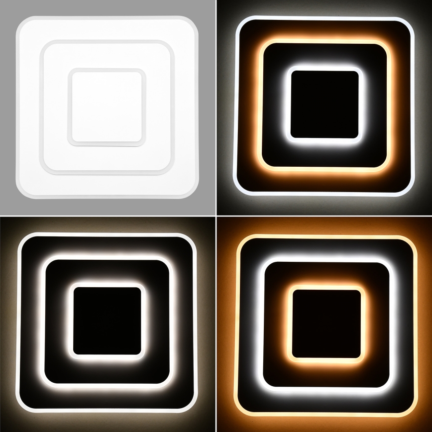 Brilagi - Lampada da soffitto dimmerabile a LED MODERN LED/72W/230V 2700-6500K 46,6x46,6 cm + telecomando