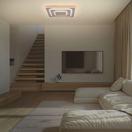 Brilagi - Lampada da soffitto dimmerabile a LED MODERN LED/72W/230V 2700-6500K 46,6x46,6 cm + telecomando