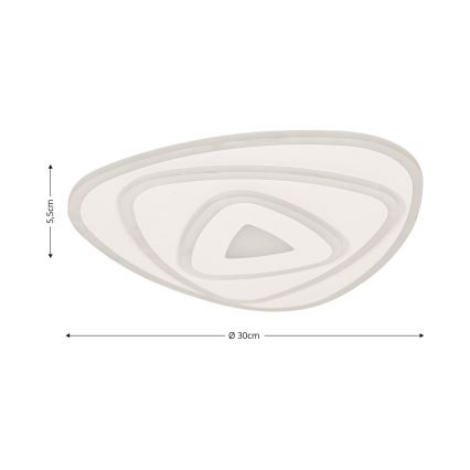 Brilagi - Lampada da soffitto dimmerabile a LED MODERN MINI LED/45W/230V 3000/4000/6000K 30x30 cm con telecomando