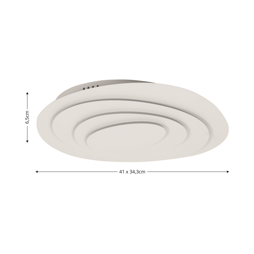 Brilagi - Lampada da soffitto dimmerabile a LED MODERN MINI LED/48W/230V 3000/4000/6000K 41x34,3 cm + telecomando